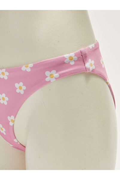 LC Waikiki Ροζ με τύπωμα Γυναικείο μπικίνι κάτω μέρος