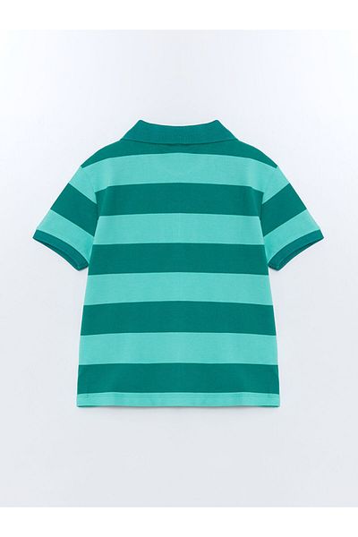 LC Waikiki New Season Polo Collar Striped Boy's T-Shirt - S5Eo16Z1