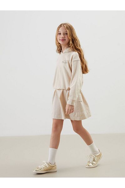 LC Waikiki Hooded Girl's Dress