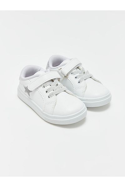 LC Waikiki Pantofi sport pentru fetiță cu șireturi și velcro