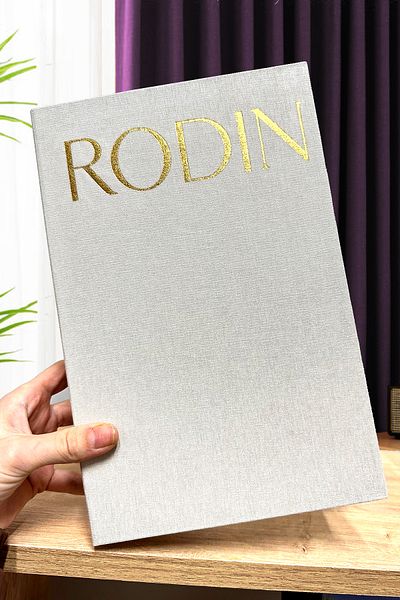 bymat Fabric Covered Decorative Book Swan - 1 Piece - Rodin