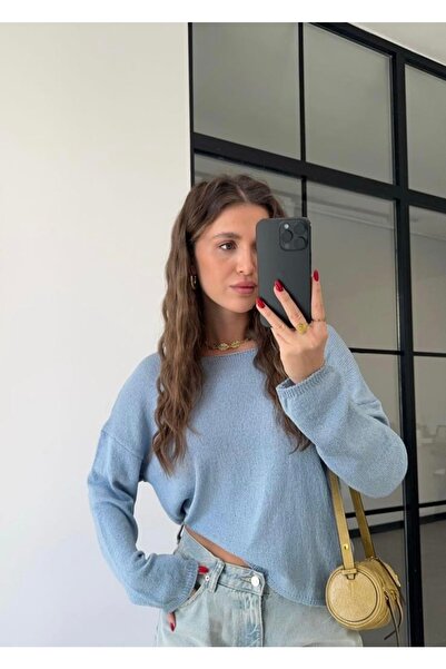 CADDELAMODA Pulover subțire mercerizat pentru femei