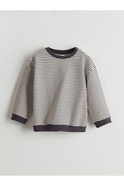 LC Waikiki Set of 2 Striped Sweatshirt and Leggings for Baby Girl