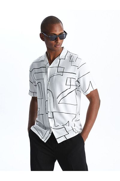 LC Waikiki Ανδρικό πουκάμισο με κοντό μανίκι New Season Regular Fit - S4DL88Z8