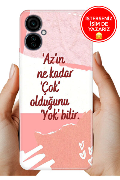TECNO Camon 19 Neo Kılıf Desenli Baskılı Kamera Korumalı Silikon Az Çok Yok