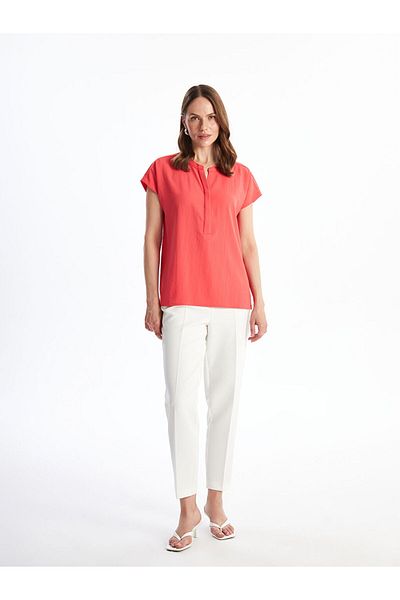 LC Waikiki New Season Women's Blouse with Cowl Collar - S4Oe02Z8