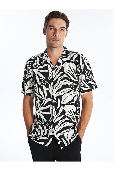LC Waikiki Ανδρικό πουκάμισο με κοντό μανίκι New Season Regular Fit - S4L189Z8