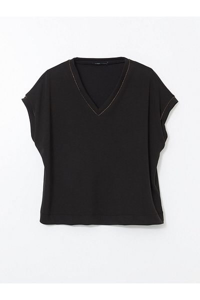 LC Waikiki Tricou de damă oversize cu decolteu în V
