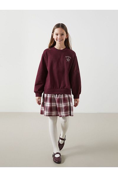 LC Waikiki Crew Neck Girl's Dress