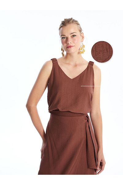 LC Waikiki Bluză de damă cu model cu gât crew