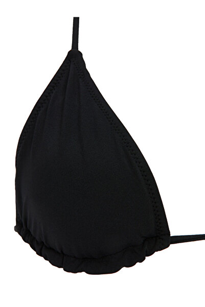 LC Waikiki Black Women's Halter Neck Plain Bikini Top