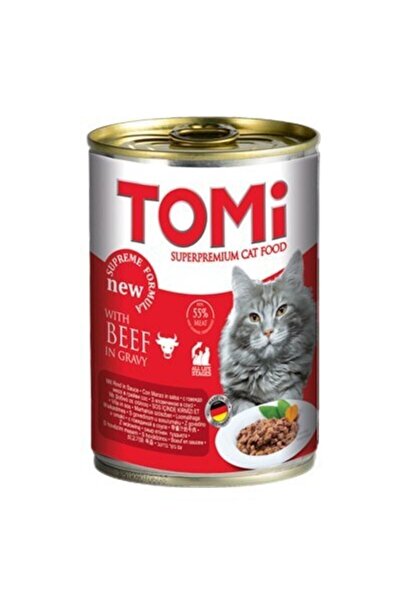 Tomi Kedi Dana Etli Yaş Mama 400g HNZRN