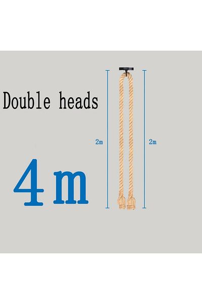 JOYINLED Double Heads-2m Rope Lamp Creative Country Edison Bulb Chandelier Decoration Home Vintage Hemp Rope