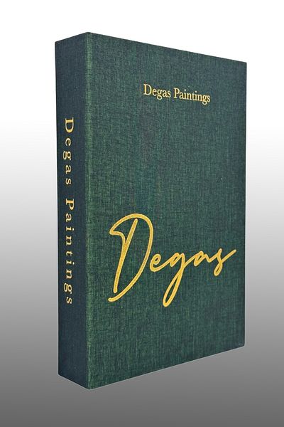 bymat Fabric Covered Decorative Book Box - 1 Decor Box - Book Look Box - Degas - Khaki Green