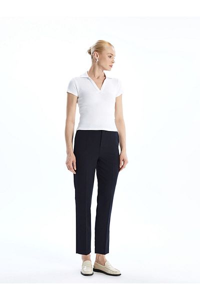 LC Waikiki Γυναικείο μπλουζάκι με υφή Polo Neck New Season - S5DN65Z8