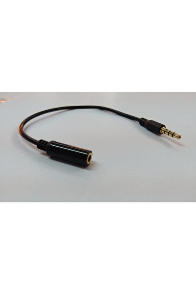 Mykablo 3.5 Mm Stereo 4 Boğumlu (trrs) Uzatma Kablosu 20 Cm