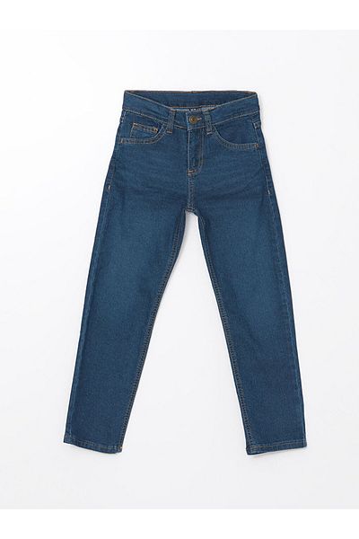 LC Waikiki Pantaloni de jeans pentru băieți cu talie elastică ajustabilă de sezon nou - S5K977Z4