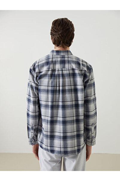 LC Waikiki Lcw Regular Fit Long Sleeve Plaid Men's Lumberjack Shirt Fast Fashion