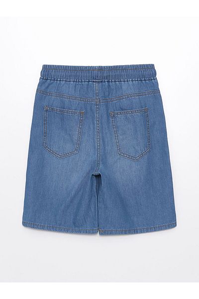 LC Waikiki Elastic Waist Boy Jean Shorts