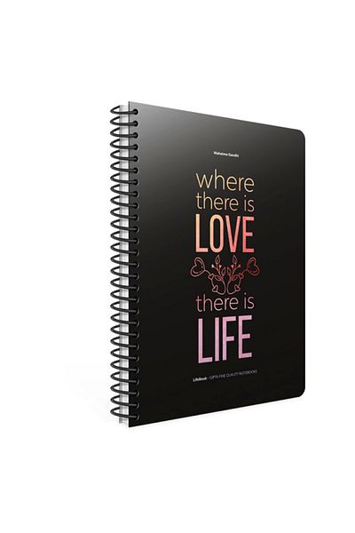 Gıpta Life-book Spiral Cardboard Cover 19x26 100 YpChecked Notebook