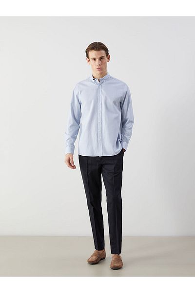 LC Waikiki Slim Fit Long Sleeve Oxford Men's Shirt