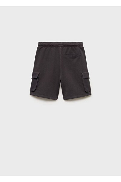 MANGO Kids İp detaylı kargo bermuda şort