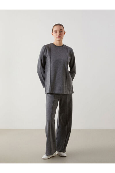 LC Waikiki بنطلون نسائي واسع الساق مع حزام خصر من UZG STORE