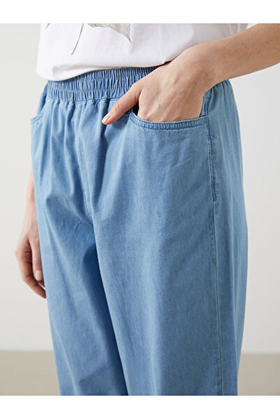 LC Waikiki Γυναικείο Jean Capri με ελαστική μέση