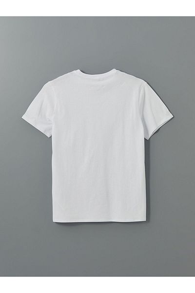 LC Waikiki Tricou pentru bărbați din bumbac pieptănat cu imprimeu cu decolteu rotund de sezon nou - S5JI70Z8