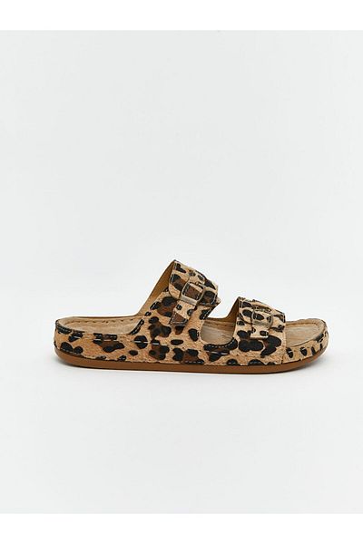 LC Waikiki Papuci de damă cu model leopard de sezon nou - S5L975Z8