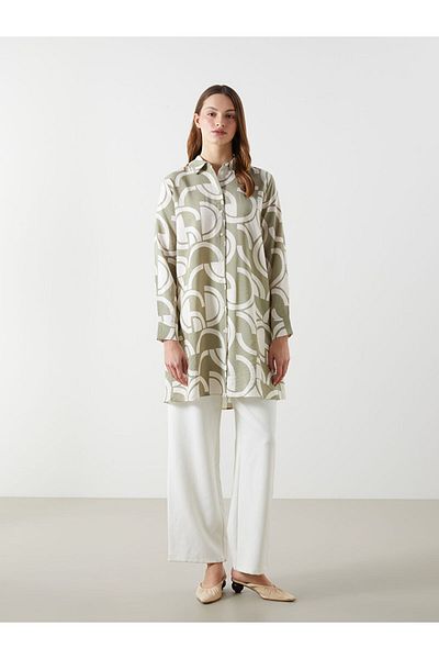 LC Waikiki New Season Patterned Women's Shirt Tunic - S5K444Z8