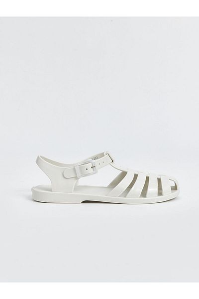 LC Waikiki New Season Women's Beach Sandals with Closed Buckle Detail - S4Ds18Z8