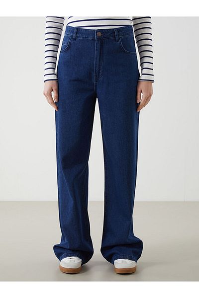 LC Waikiki Pantaloni de damă cu picioare largi de sezon nou - S5G392Z8