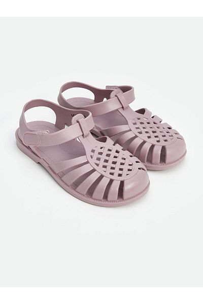 LC Waikiki New Season Velcro Girls Sandals - S4Ii08Z4