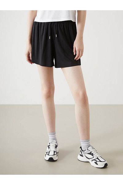 LC Waikiki Pantaloni scurți sport pentru femei cu talie elastică