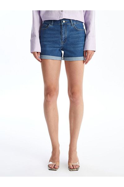 LC Waikiki Lcw Tight Fit Women's Jean Shorts Fashion