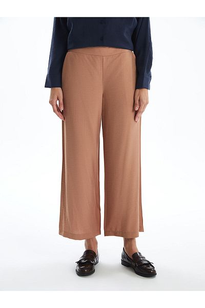 LC Waikiki Pantaloni Palazzo de damă cu talie elastică