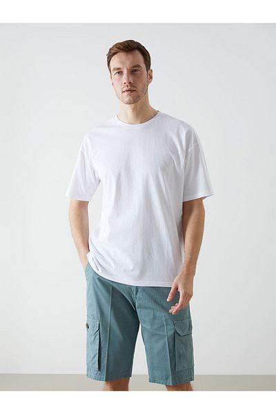 LC Waikiki Ανδρικό T-Shirt από βαμβακερό χτενισμένο λαιμό