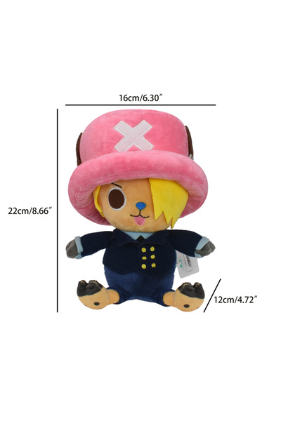 Choice لعبة فينسموك سانجي 25 سم مونكي دي لوفي ترافالغار دي ووتر لو توني توني تشوبر لوفي المحشوة، بيلوتشي