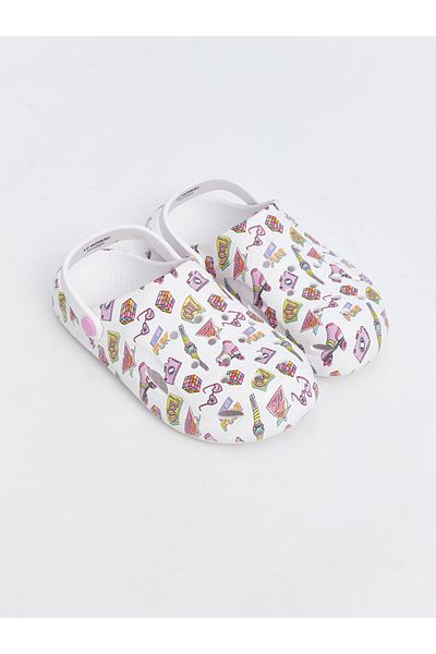 LC Waikiki New Season Printed Girl's Beach Sandals - S4Fa35Z4