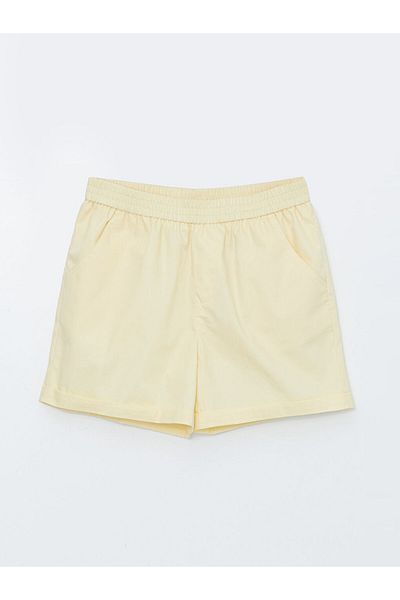 LC Waikiki Lcw Girls' Shorts with Elastic Waist Fast Fashion