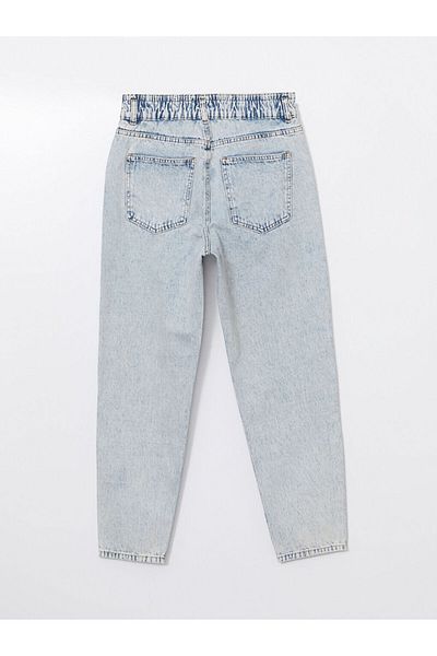 LC Waikiki Pantaloni de damă, cu talie elastică, în formă de blugi