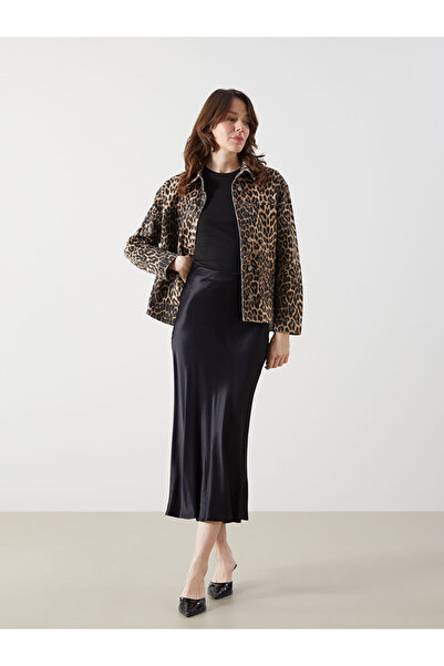 LC Waikiki ESVAB • Modern & Seçkin StandartFit Düz A Dikim Saten Kadın Etek