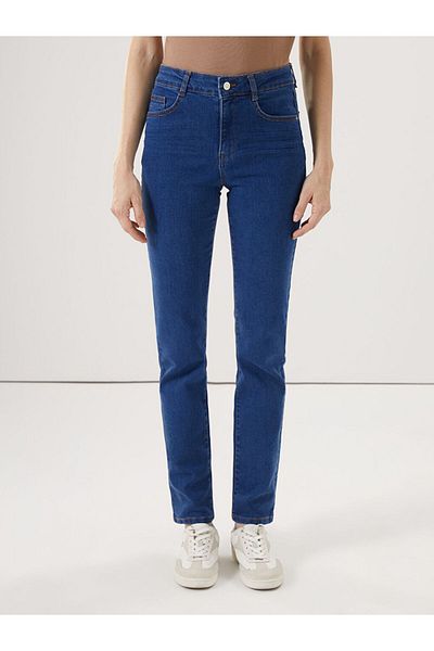 LC Waikiki Pantaloni Jean de damă Straight Fit