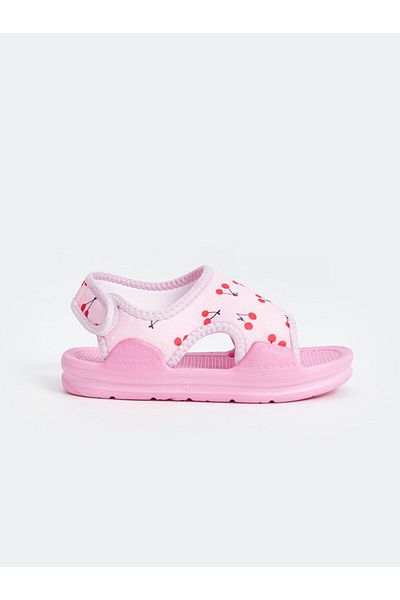 LC Waikiki Sandale pentru fete cu imprimeu cu velcro sezon nou - S4N673Z4