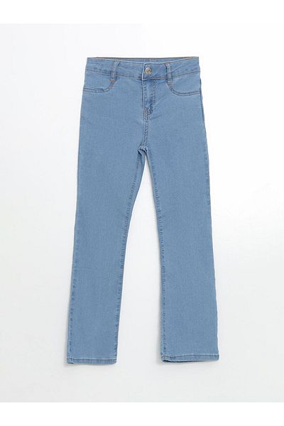 LC Waikiki Pantaloni de jeans pentru fete cu talie elastică reglabilă