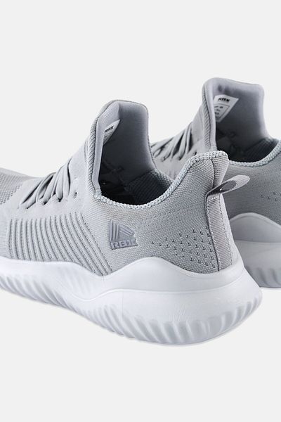 RBX Men Brand Logo Lace Up Running Shoes, Grey