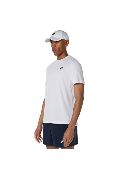 Asics Court Ss Top Erkek Beyaz Kısa Kollu Tshirt 2041a339-100