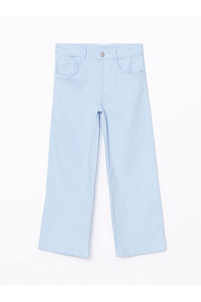 LC Waikiki Pantaloni de jeans pentru fete cu talie elastică ajustabilă de sezon nou - S5GL21Z4
