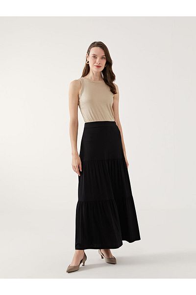 LC Waikiki New Season Elastic Waist A-Line Women's Skirt - S5Gi02Z8